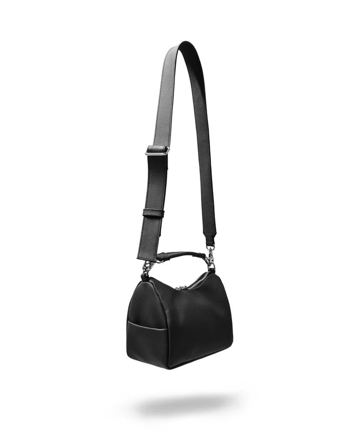 GRAIN LEATHER DAYOFF BAG MINI (BLACK)