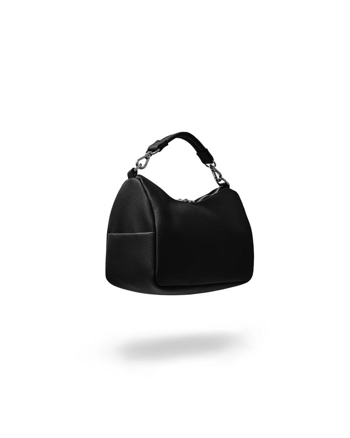 GRAIN LEATHER DAYOFF BAG MINI (BLACK)