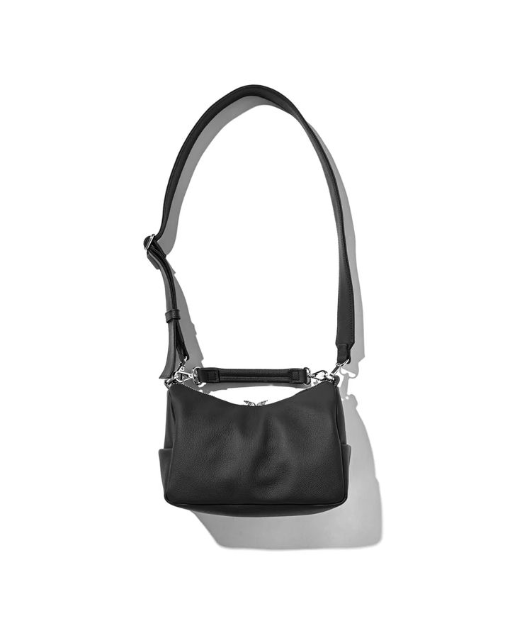 GRAIN LEATHER DAYOFF BAG MINI (BLACK)