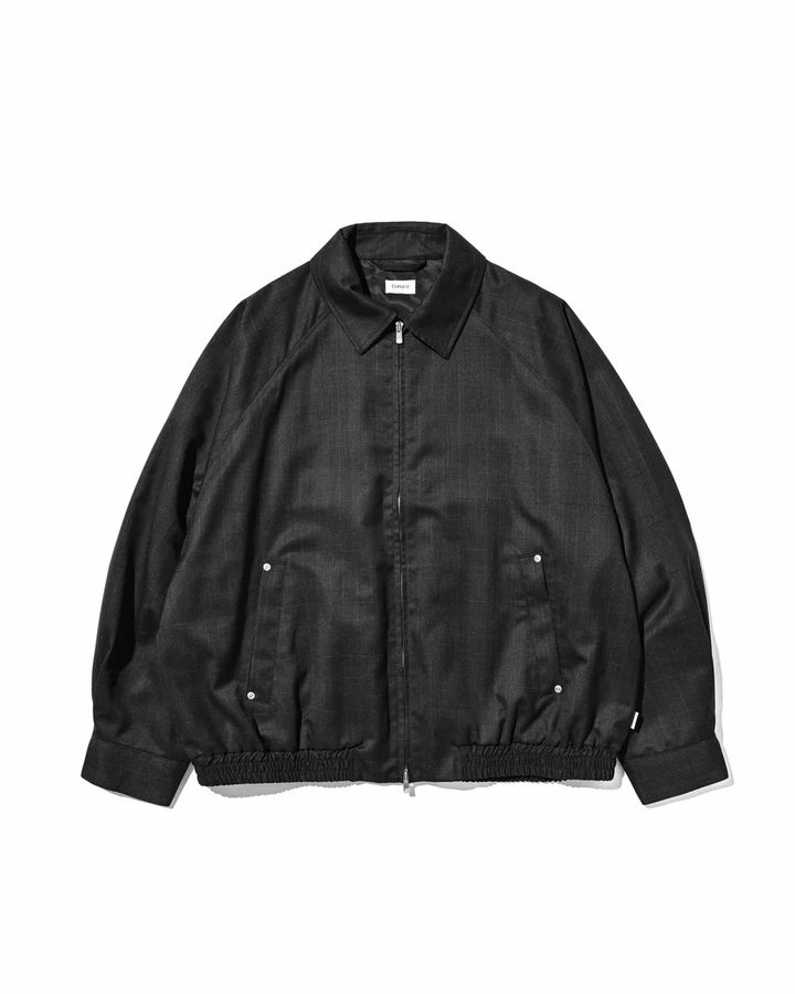 WOOL GLEN PLAID CITY UTILITY JACKET (GRAY)