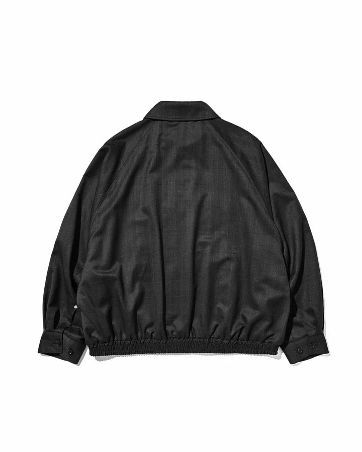 WOOL GLEN PLAID CITY UTILITY JACKET (GRAY)