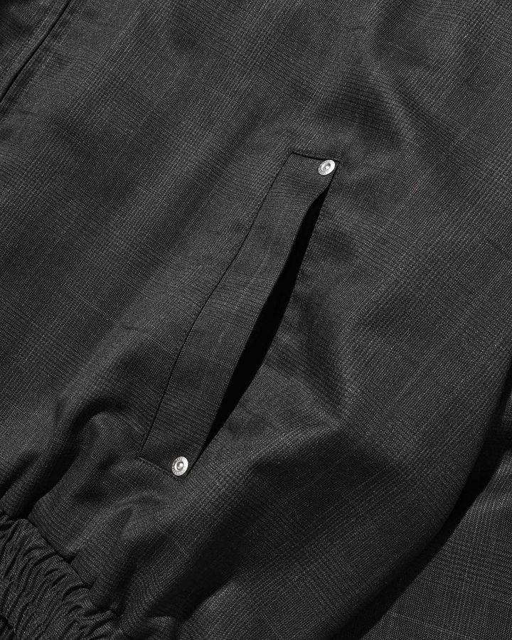 WOOL GLEN PLAID CITY UTILITY JACKET (GRAY)