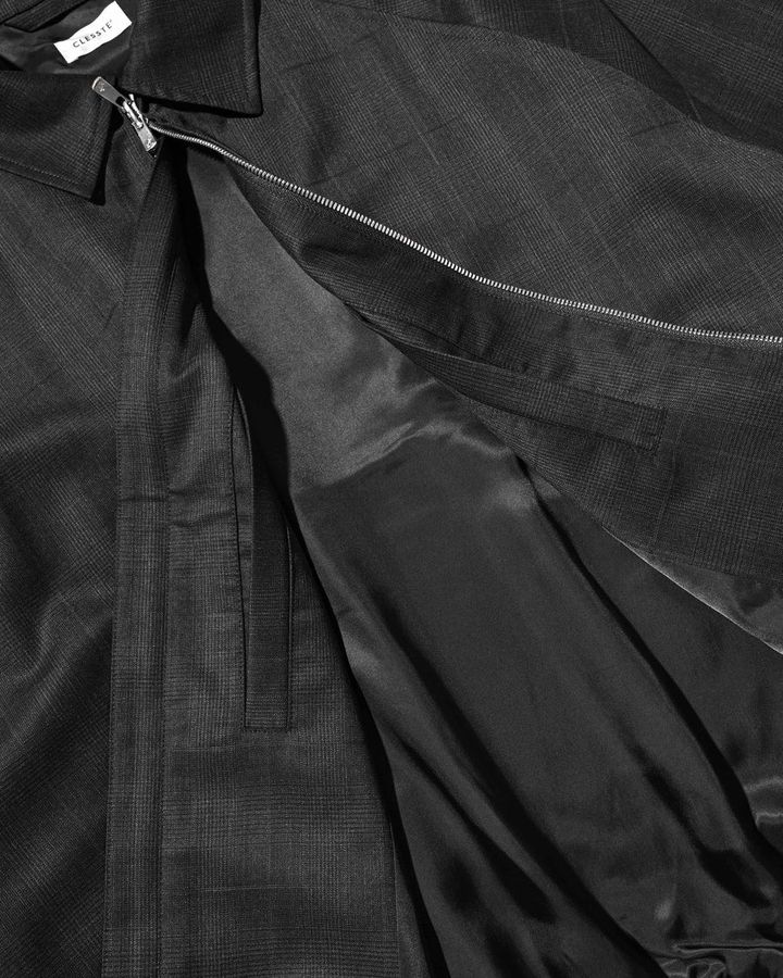 WOOL GLEN PLAID CITY UTILITY JACKET (GRAY)