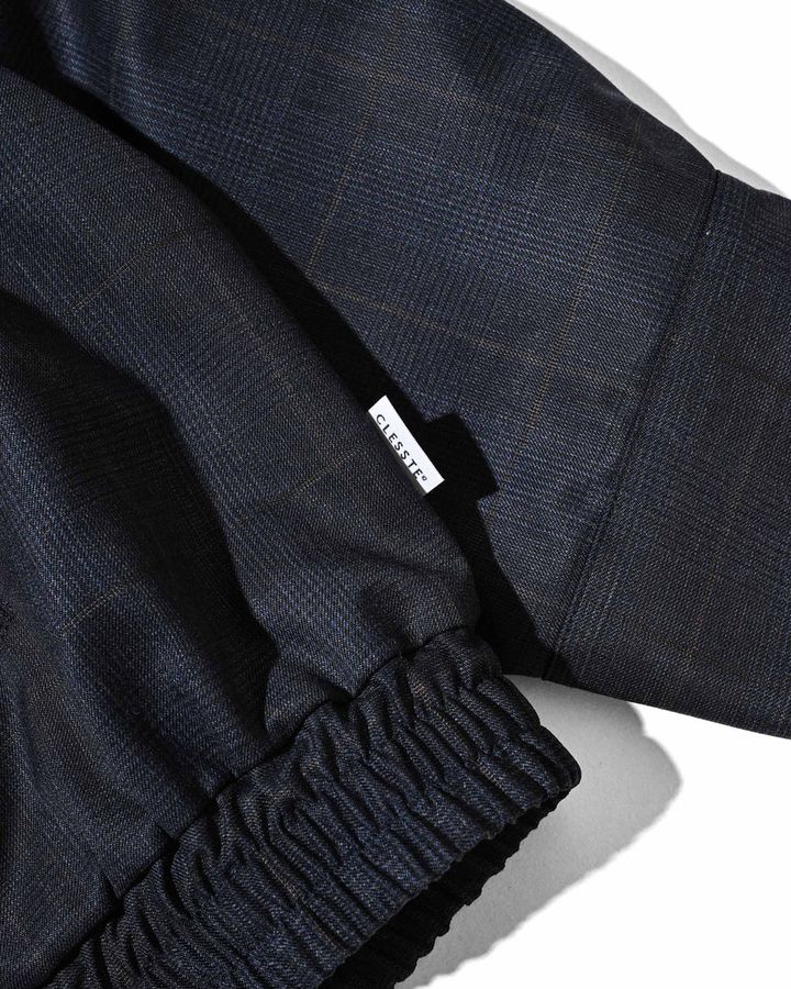WOOL GLEN PLAID CITY UTILITY JACKET (NAVY)